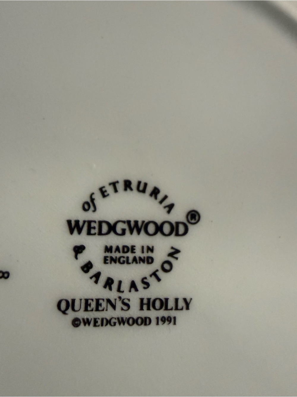 4 Wedgwood from queens holy collection